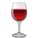 How emoji wine glass displayed on LG