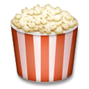 How emoji popcorn displayed on LG