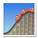 How emoji roller coaster displayed on LG