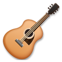 How emoji guitar displayed on LG