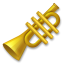 How emoji trumpet displayed on LG