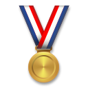 How emoji sports medal displayed on LG