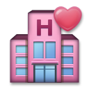 How emoji love hotel displayed on LG