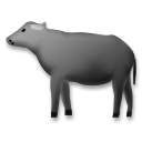 How emoji water buffalo displayed on LG