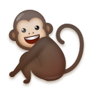 How emoji monkey displayed on LG