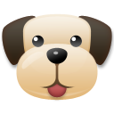 How emoji dog face displayed on LG