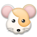 How emoji hamster displayed on LG