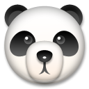 How emoji panda displayed on LG