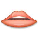 How emoji mouth displayed on LG