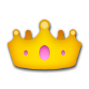 How emoji crown displayed on LG