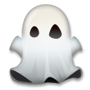 How emoji ghost displayed on LG