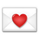 How emoji love letter displayed on LG