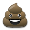 How emoji pile of poo displayed on LG