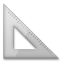 How emoji triangular ruler displayed on LG