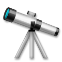 How emoji telescope displayed on LG