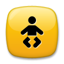 How emoji baby symbol displayed on LG