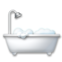 How emoji bathtub displayed on LG