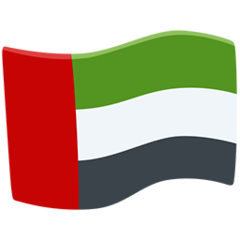 How emoji flag: United Arab Emirates displayed on Messenger