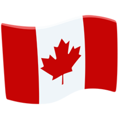 How emoji flag: Canada displayed on Messenger