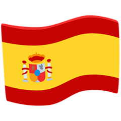 How emoji flag: Spain displayed on Messenger