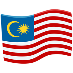 How emoji flag: Malaysia displayed on Messenger