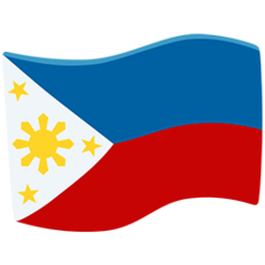 How emoji flag: Philippines displayed on Messenger