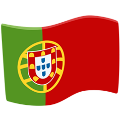 How emoji flag: Portugal displayed on Messenger