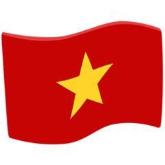 How emoji flag: Vietnam displayed on Messenger