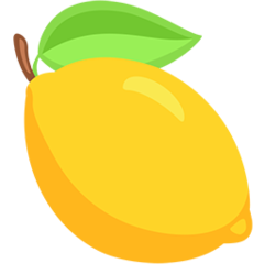 How emoji lemon displayed on Messenger