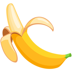 How emoji banana displayed on Messenger