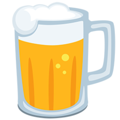 How emoji beer mug displayed on Messenger