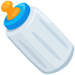 How emoji baby bottle displayed on Messenger