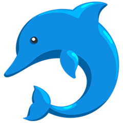 How emoji dolphin displayed on Messenger