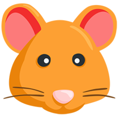 How emoji hamster displayed on Messenger