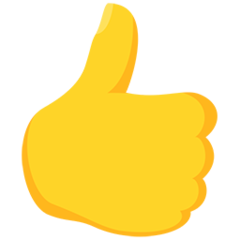 How emoji thumbs up displayed on Messenger