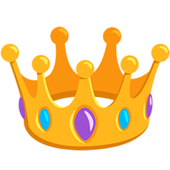 How emoji crown displayed on Messenger