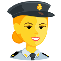 How emoji police officer displayed on Messenger