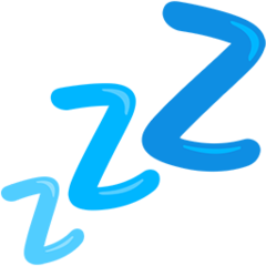 How emoji ZZZ displayed on Messenger