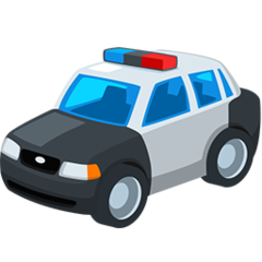 How emoji police car displayed on Messenger