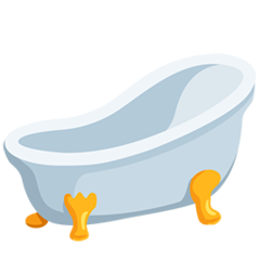 How emoji bathtub displayed on Messenger