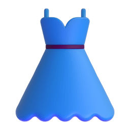 How emoji dress displayed on Microsoft 3D animated