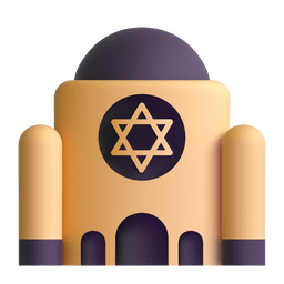 How emoji synagogue displayed on Microsoft 3D animated