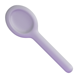 How emoji spoon displayed on Microsoft 3D animated