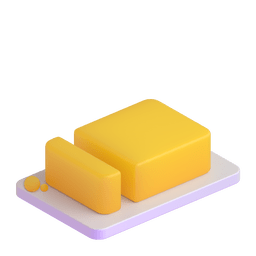 How emoji butter displayed on Microsoft 3D animated