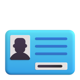 How emoji identification card displayed on Microsoft 3D animated