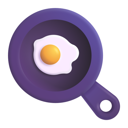 How emoji cooking displayed on Microsoft 3D fluent