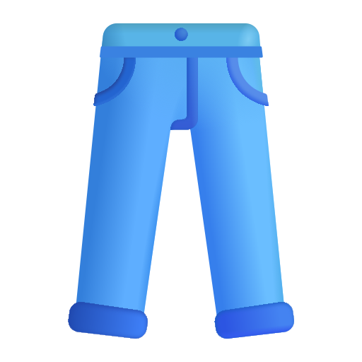 How emoji jeans displayed on Microsoft 3D fluent