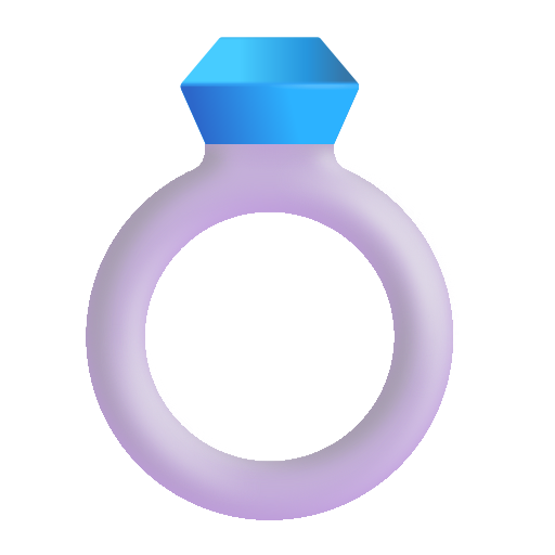 How emoji ring displayed on Microsoft 3D fluent