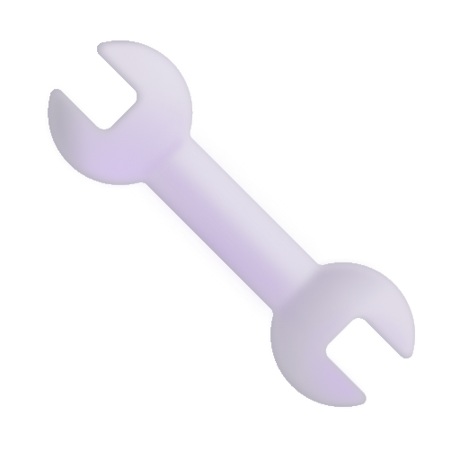 How emoji wrench displayed on Microsoft 3D fluent