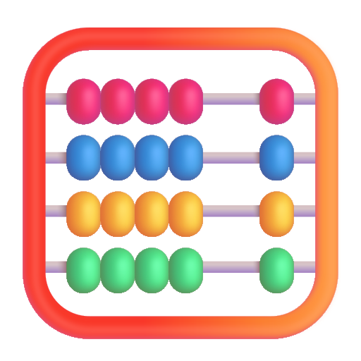 How emoji abacus displayed on Microsoft 3D fluent